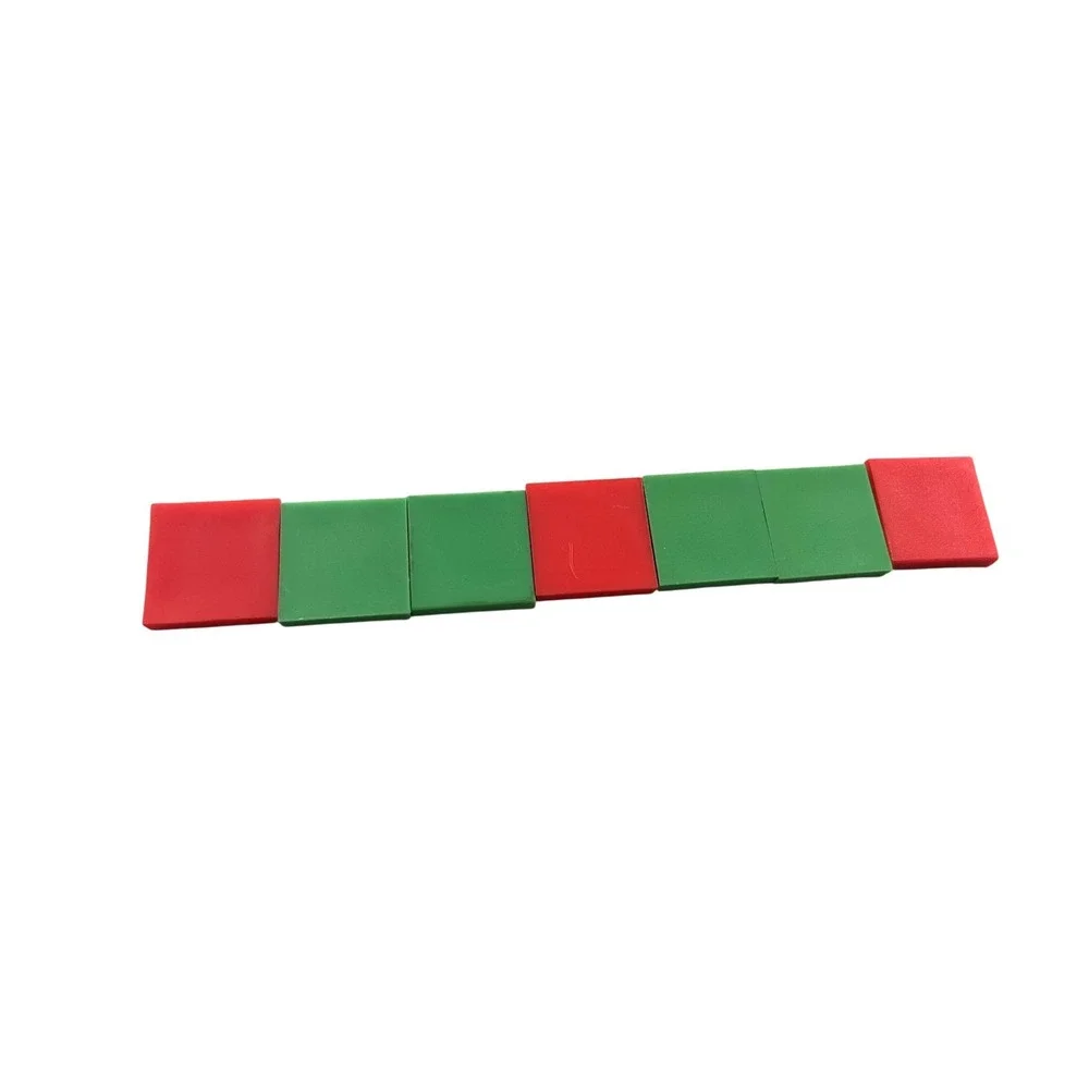 Plastic Math Learning Manipulatives Cubes Tiles Counting Pattern Sorting Blocks‎
